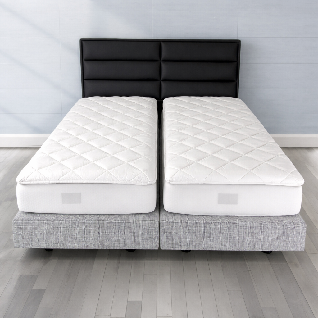 Con dos toppers individuales